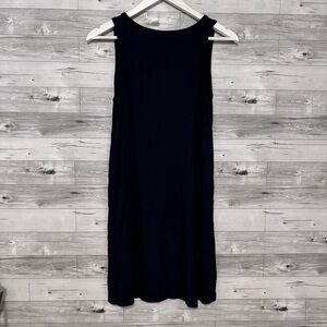 GAP Black Sheath Mini Dress Sleeveless Bateau